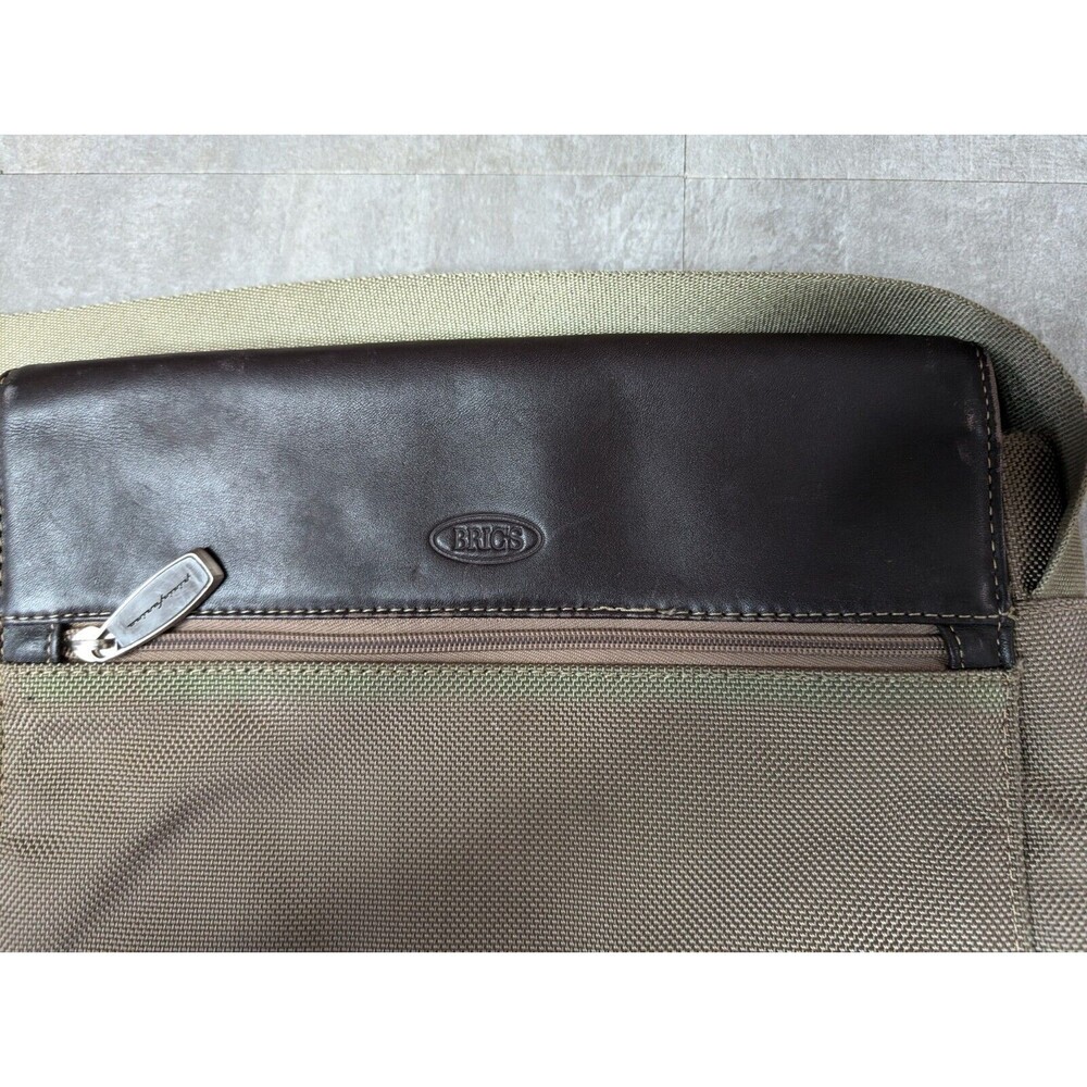 BRIC'S Bag PININFARINA Messenger Shoulder Olive Green Brown Bag Strap - Picture 4 of 8